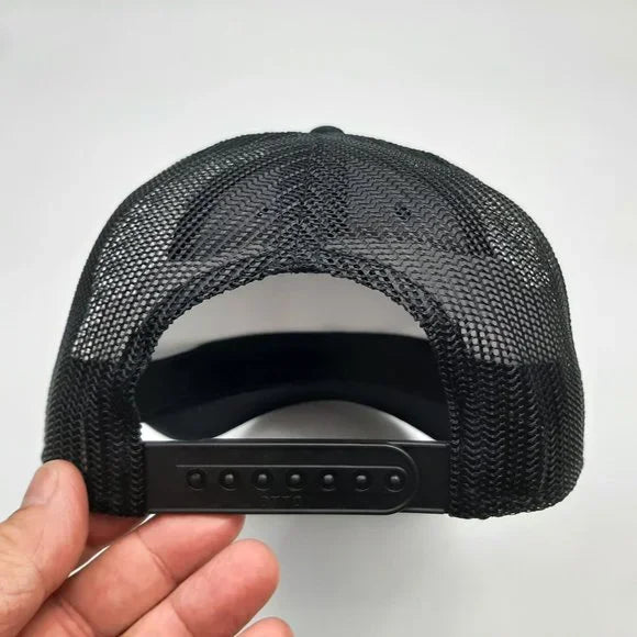 STIHL Chainsaw Embroidered Cap Hat Mesh Snapback Black
