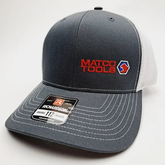 Matco Tools Richardson 112 Trucker Mesh Snapback Cap Hat Gray